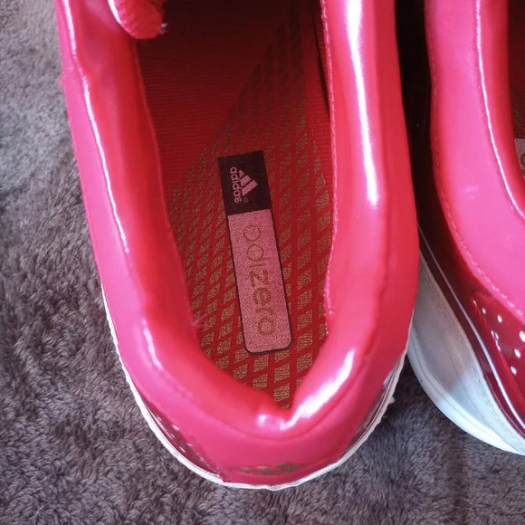 Adidas Cleat adizero Diamond Kin Metal Baseball Shoe Red White Mens Size 12 New - Picture 6 of 10